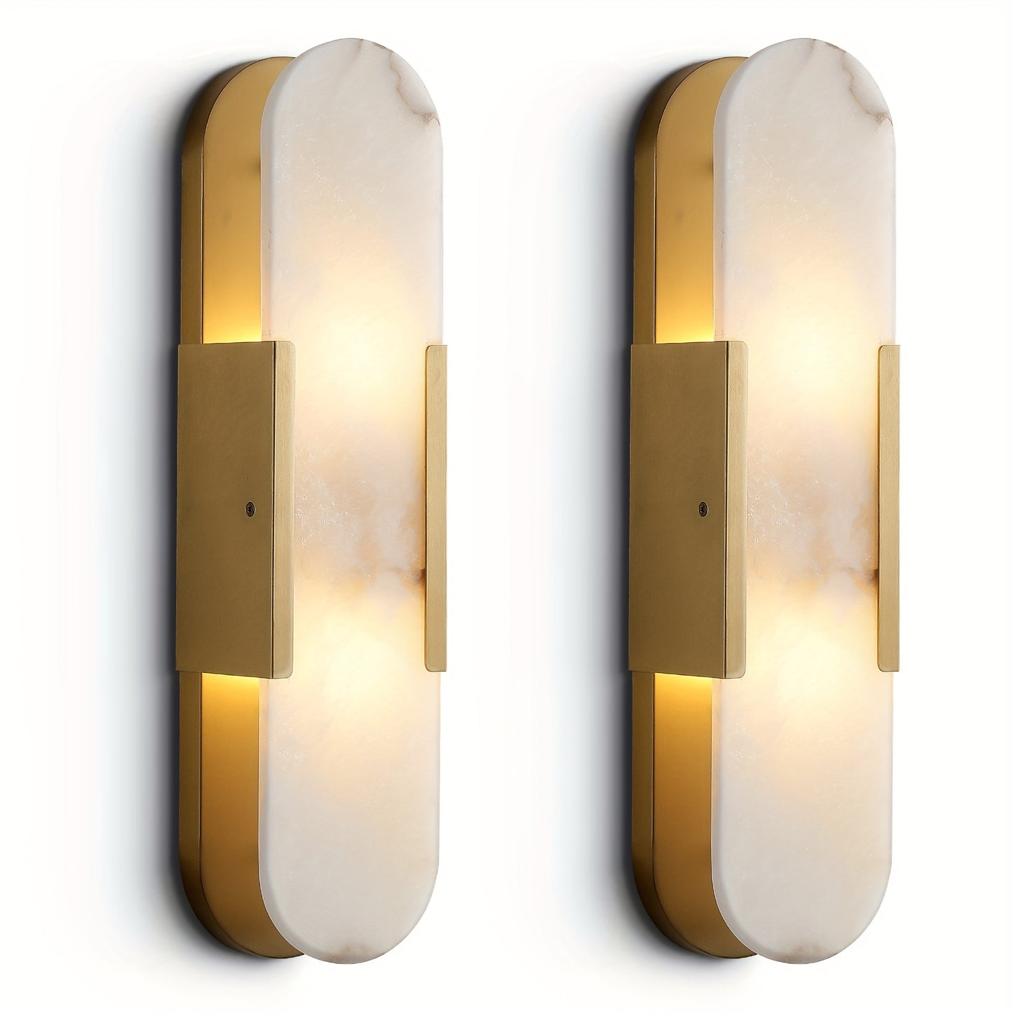 Vanity Alabaster Wall Sconces