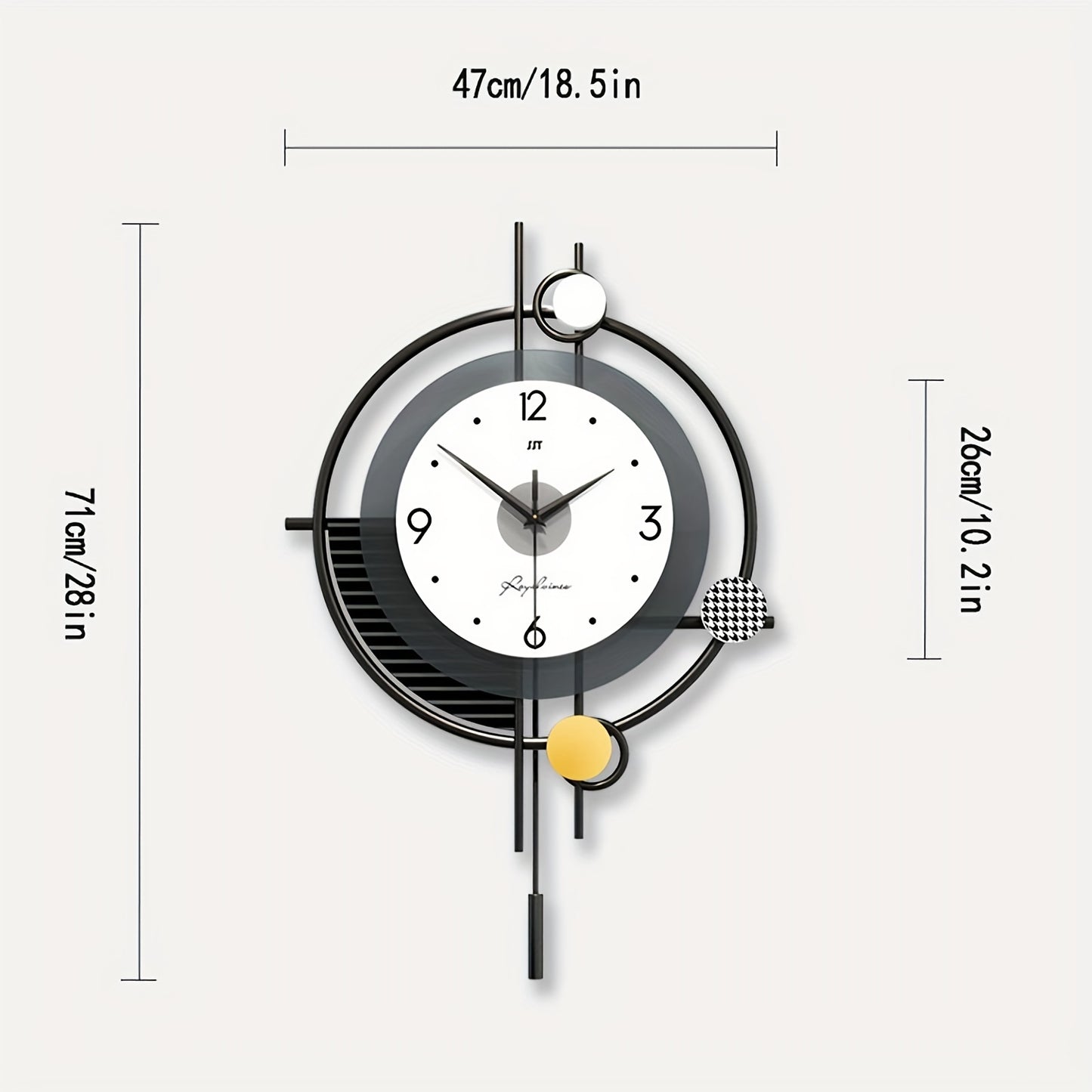 Modern Silent Wall Clock