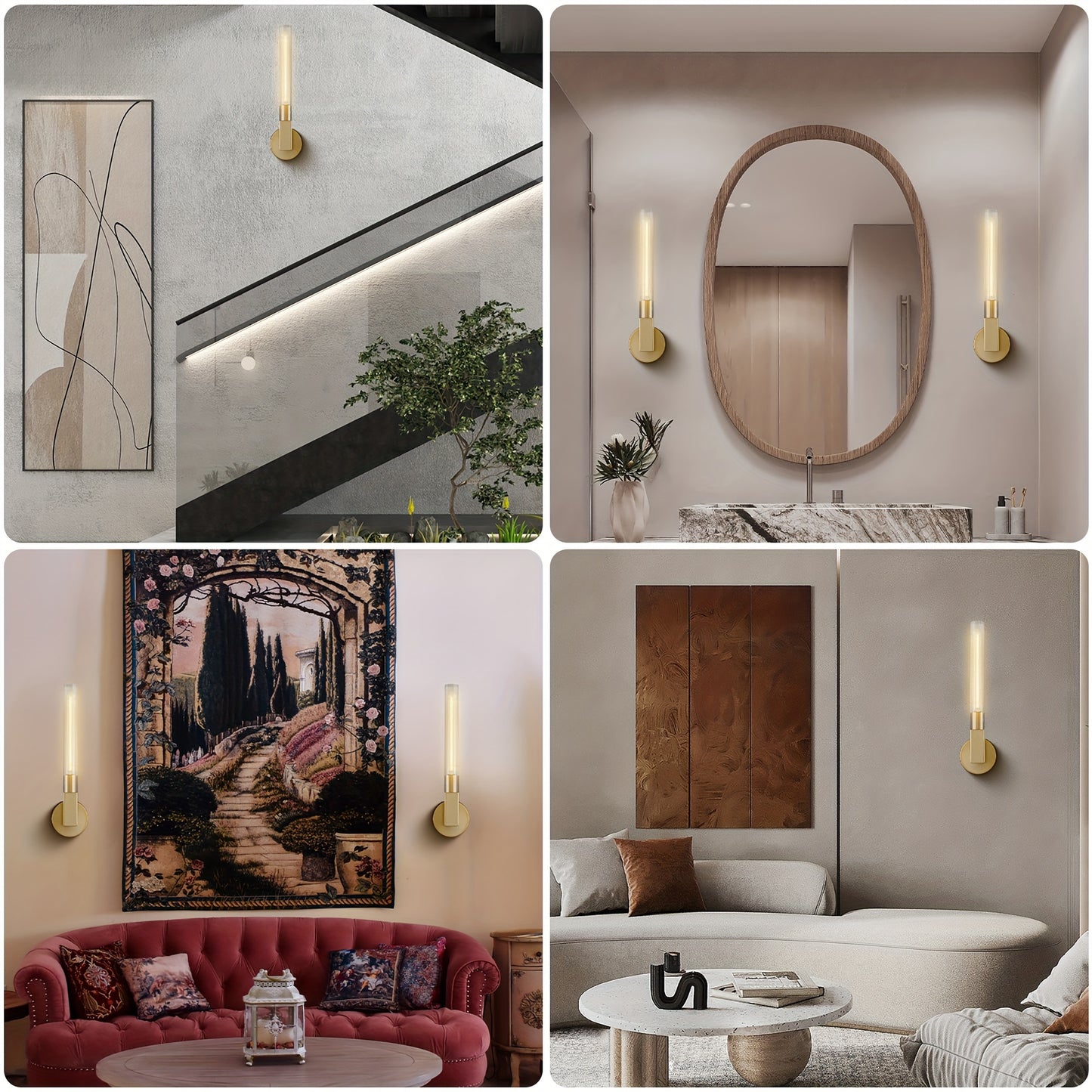 Modern Glass Wall Sconce