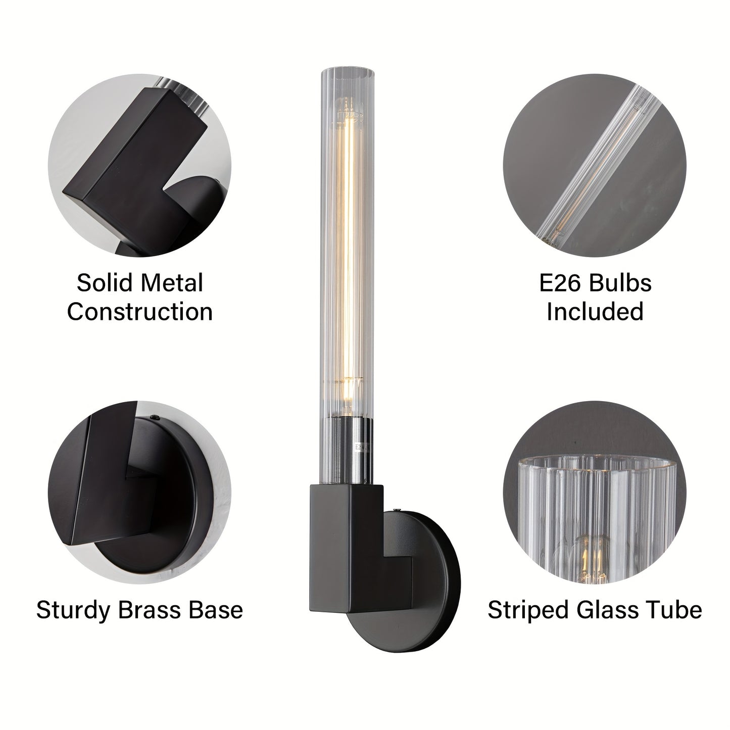 Modern Glass Wall Sconce