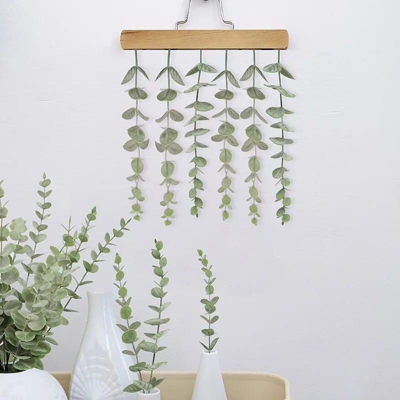 20pcs Realistic Artificial Eucalyptus Stems