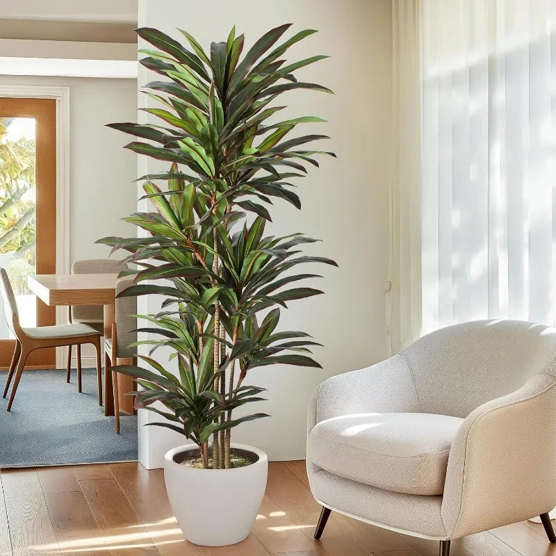 Artificial Dracaena Realistic Indoor Plant