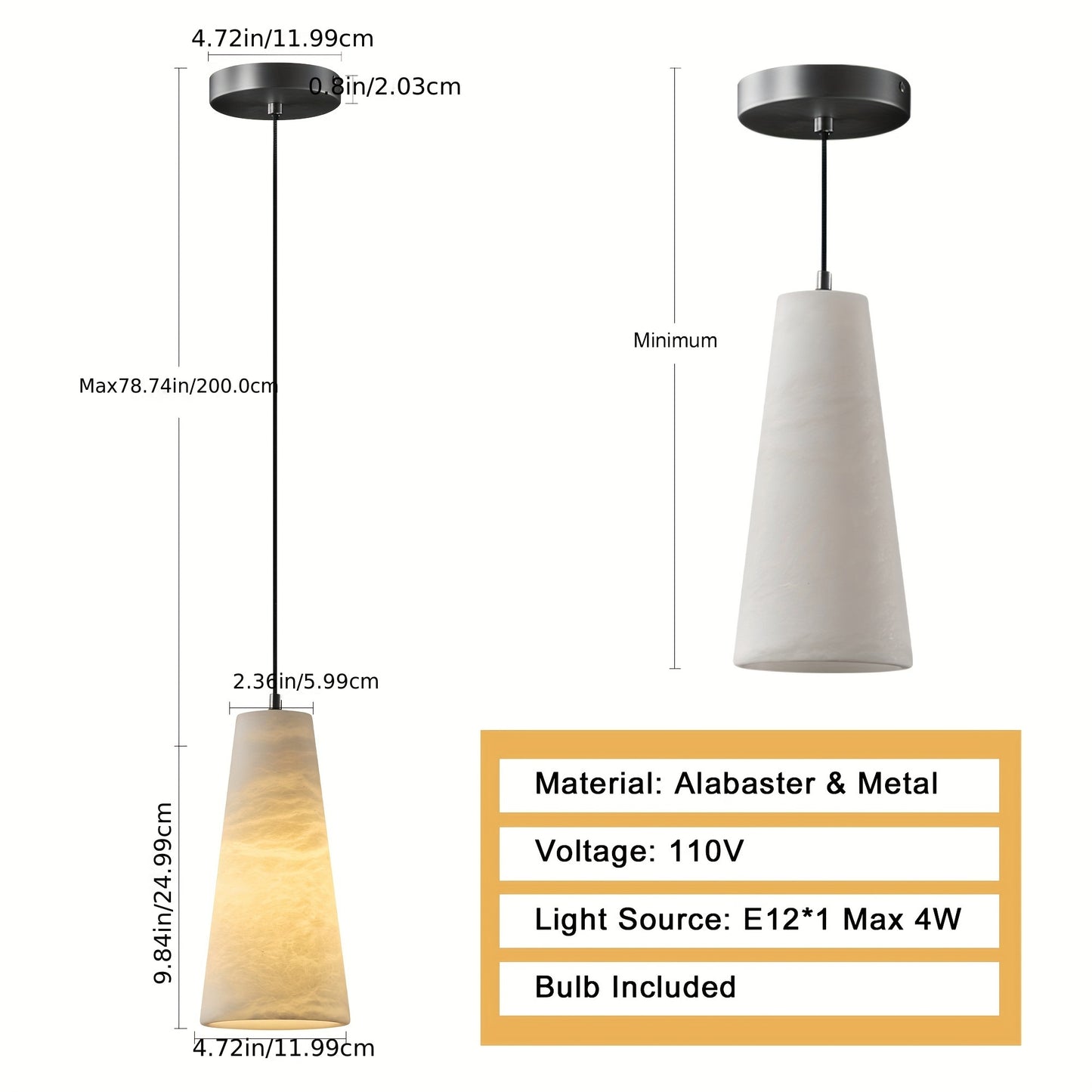 Alabaster Pendant Lights