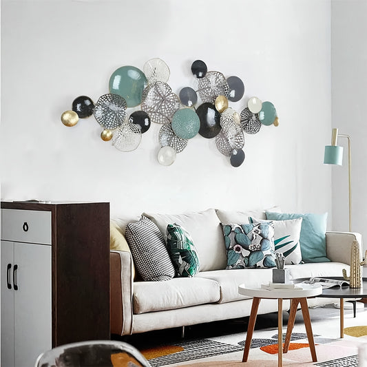 Metal Lotus Leaf Abstract