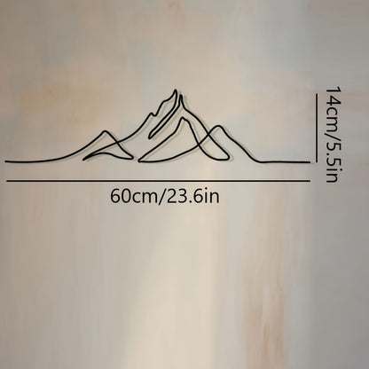 Metal Mountain Wall Art