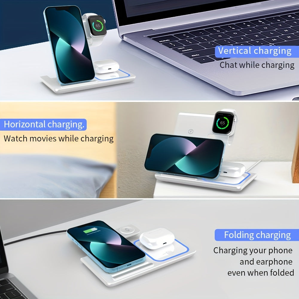 Wireless 3-In-1 Charging Station