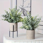 2 Pack Mini Artificial Eucalyptus Plants