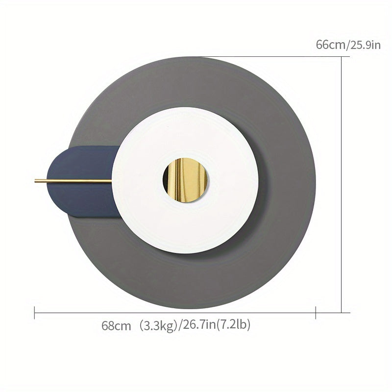 Modern Metal Abstract Shape Wall Decor