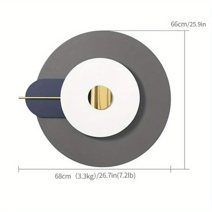 Modern Metal Abstract Shape Wall Decor