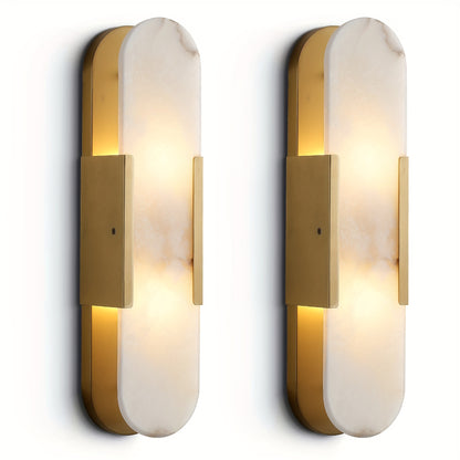 Vanity Alabaster Wall Sconces