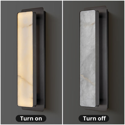 Dimmable Modern Alabaster Mounted Sconces