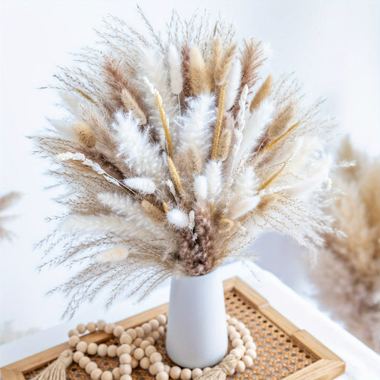 Decorative Faux Pampas Grass Bouquet