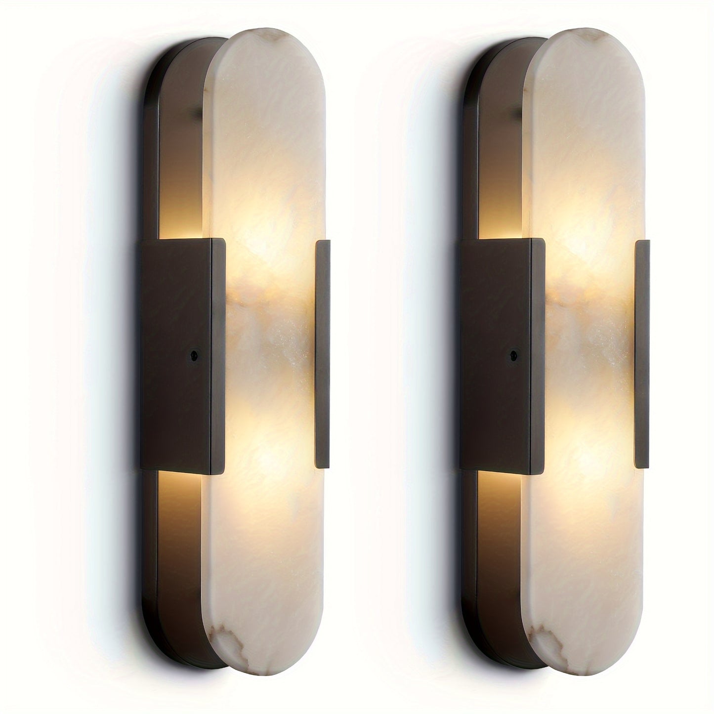 Vanity Alabaster Wall Sconces
