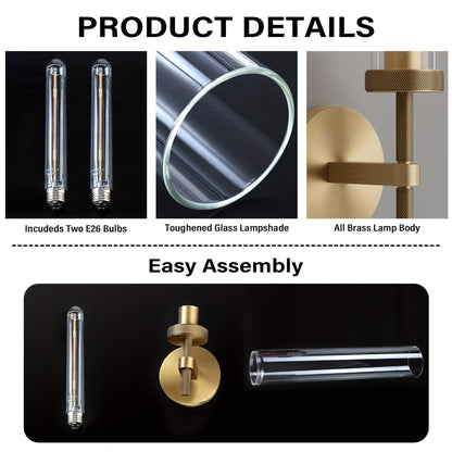 Dimmable Luxury Wall Sconces