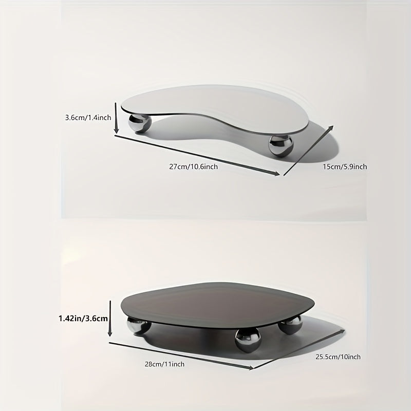 Ripple Acrylic Tray Set - 2pc