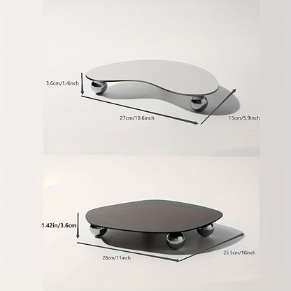 Ripple Acrylic Tray Set - 2pc