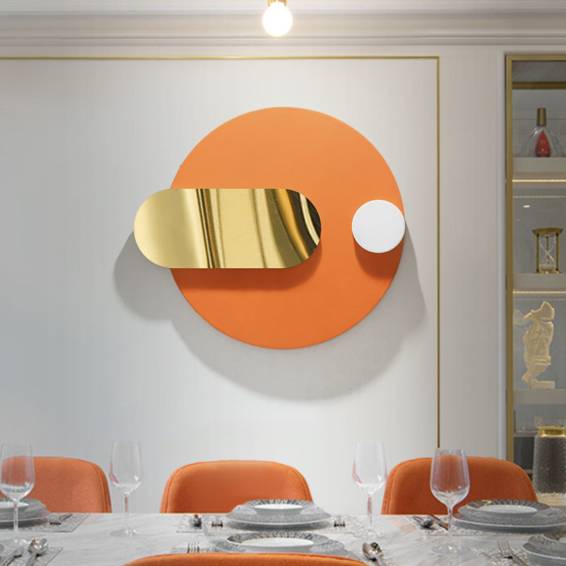 Modern Metal Abstract Shape Wall Decor