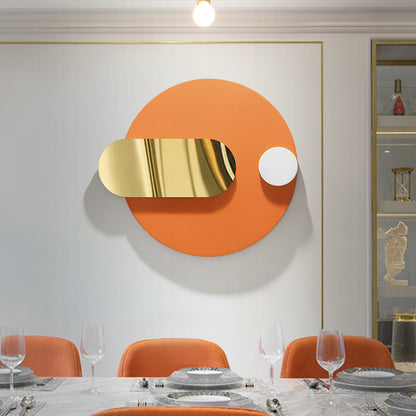 Modern Metal Abstract Shape Wall Decor