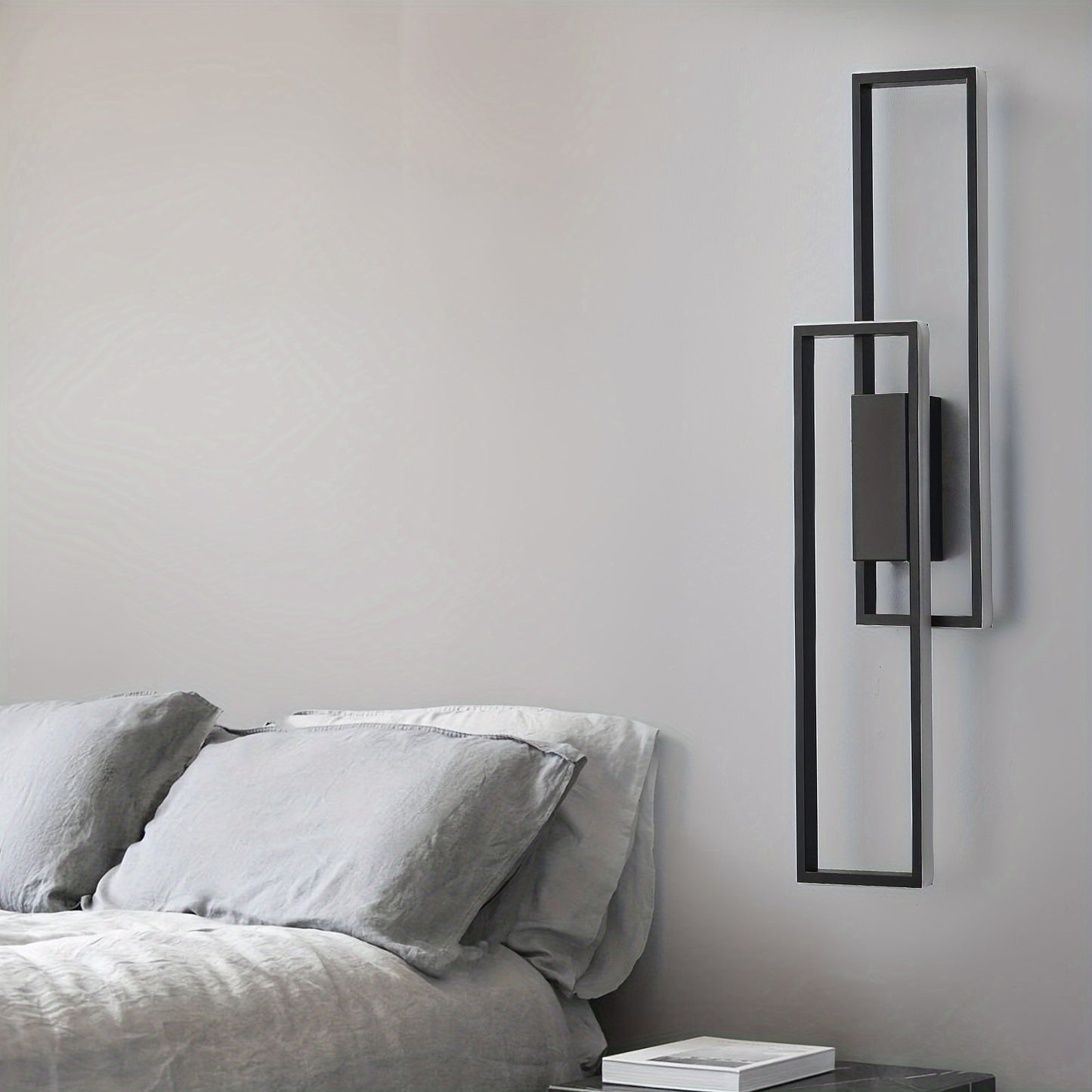 LED Metal Wall Sconce Lighting Fixture Remote Control