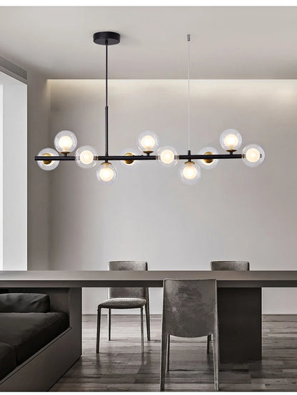 Hanging Modern LED Glass Ball Pendant