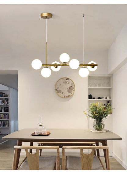 Hanging Modern LED Glass Ball Pendant
