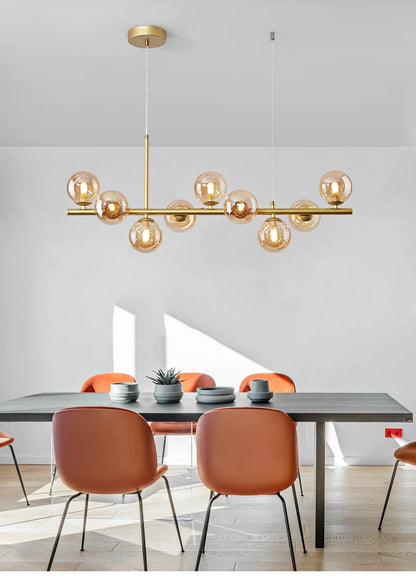 Hanging Modern LED Glass Ball Pendant