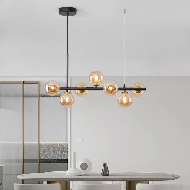 Hanging Modern LED Glass Ball Pendant