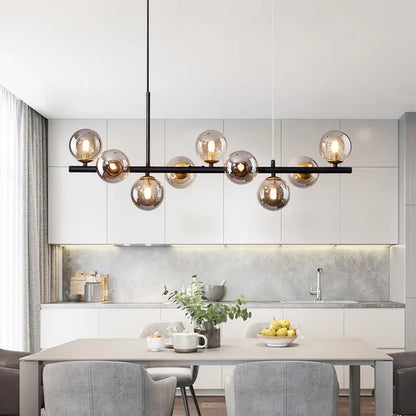 Hanging Modern LED Glass Ball Pendant