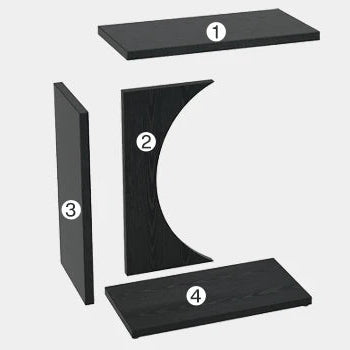 C-Shaped Side Table