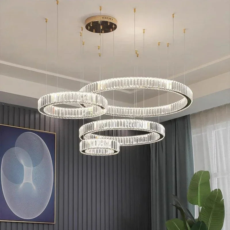 Modern Luxury Crystal LED indoor Chandelier