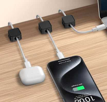 Magnetic Adhesive Cable Organizing Clips