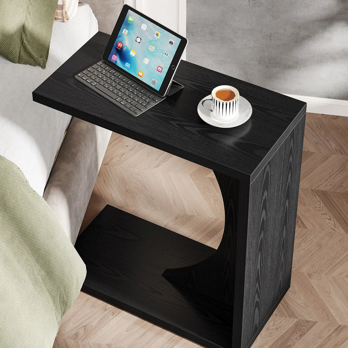 C-Shaped Side Table