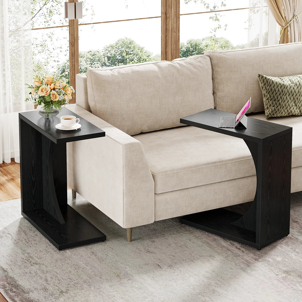C-Shaped Side Table