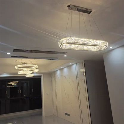 Modern Luxury Crystal LED indoor Chandelier