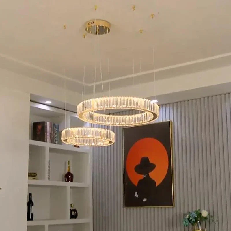 Modern Luxury Crystal LED indoor Chandelier