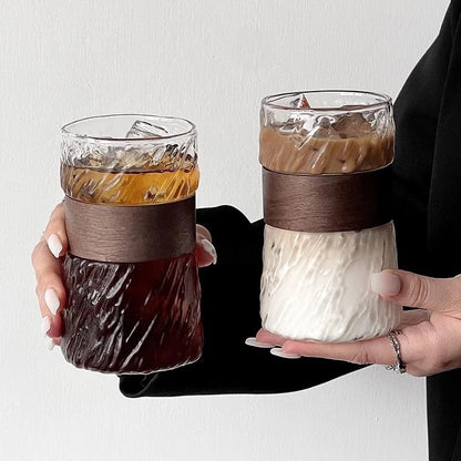 Coffee Glass With Cup Cover