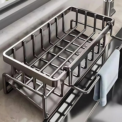 Stainless Steel Draining Kitchen Sink Organizer