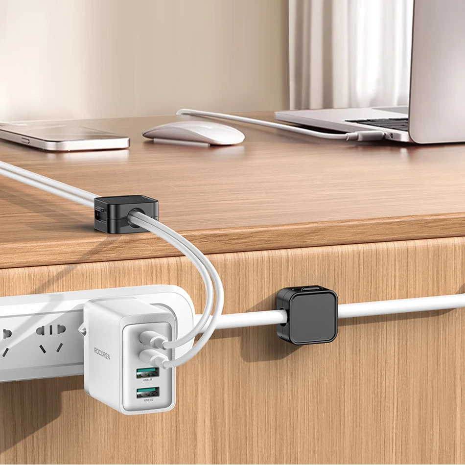 Magnetic Adhesive Cable Organizing Clips