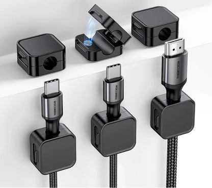 Magnetic Adhesive Cable Organizing Clips