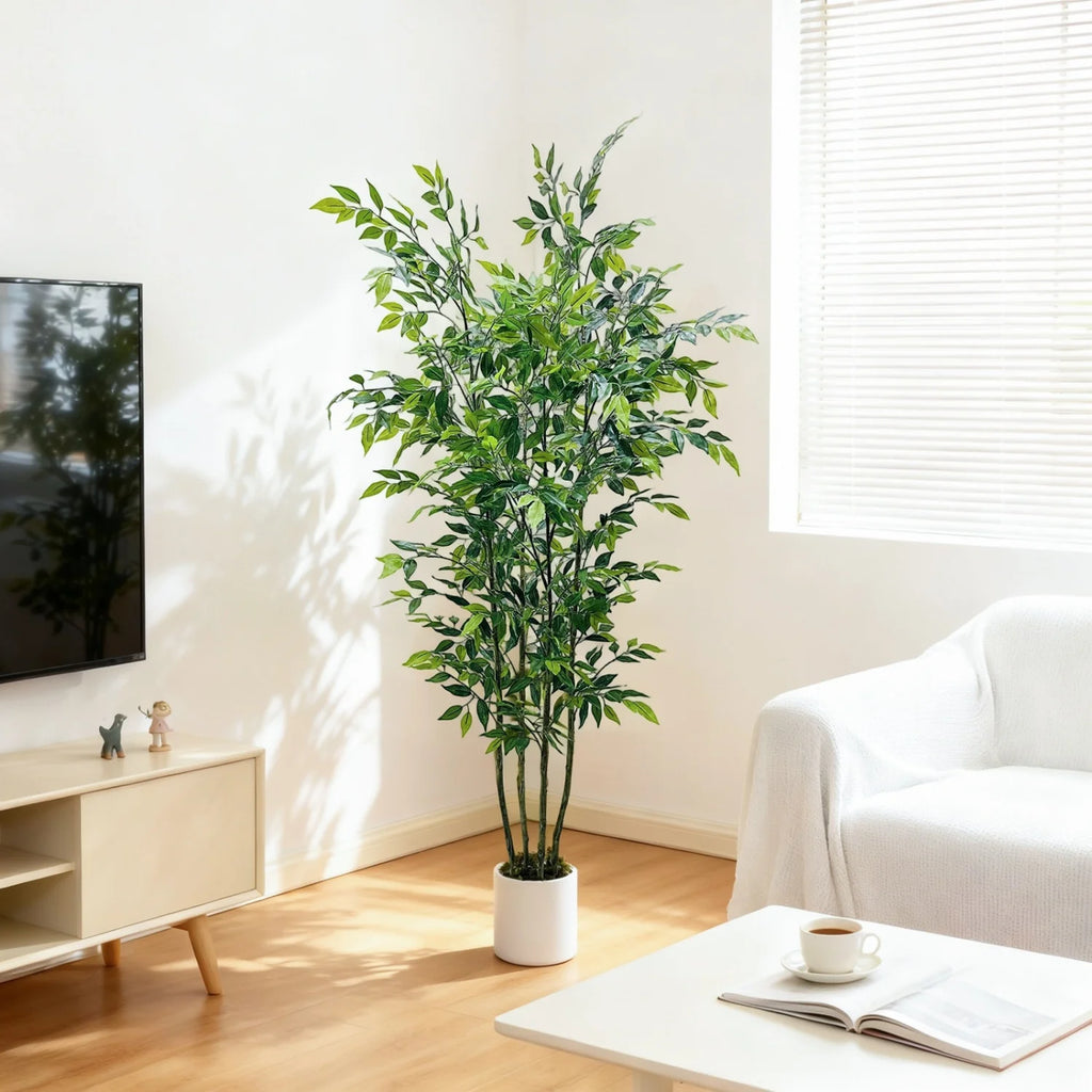 Artificial Ficus Tree with Planter