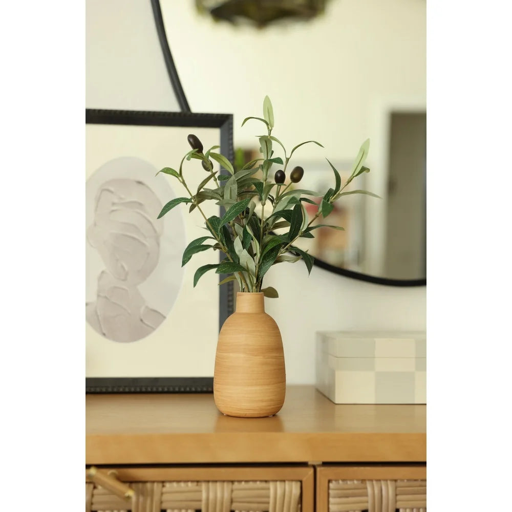 Artificial Olive Potted Plant With Vase