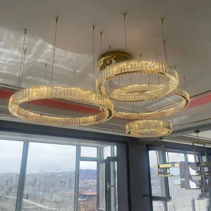 Modern Luxury Crystal LED indoor Chandelier