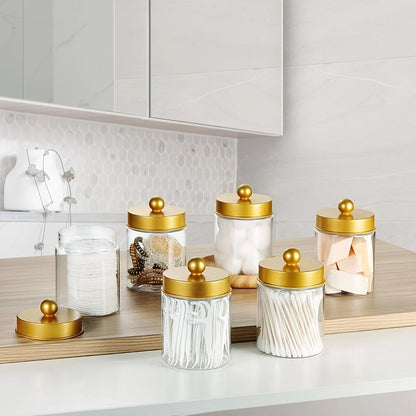 Gold Essential Holders With Labels