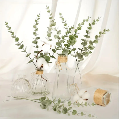 20pcs Realistic Artificial Eucalyptus Stems