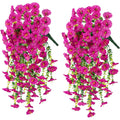 2pcs Artificial Hanging Flowers
