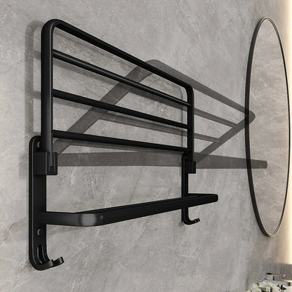 Folding Towel Holder With Hook
