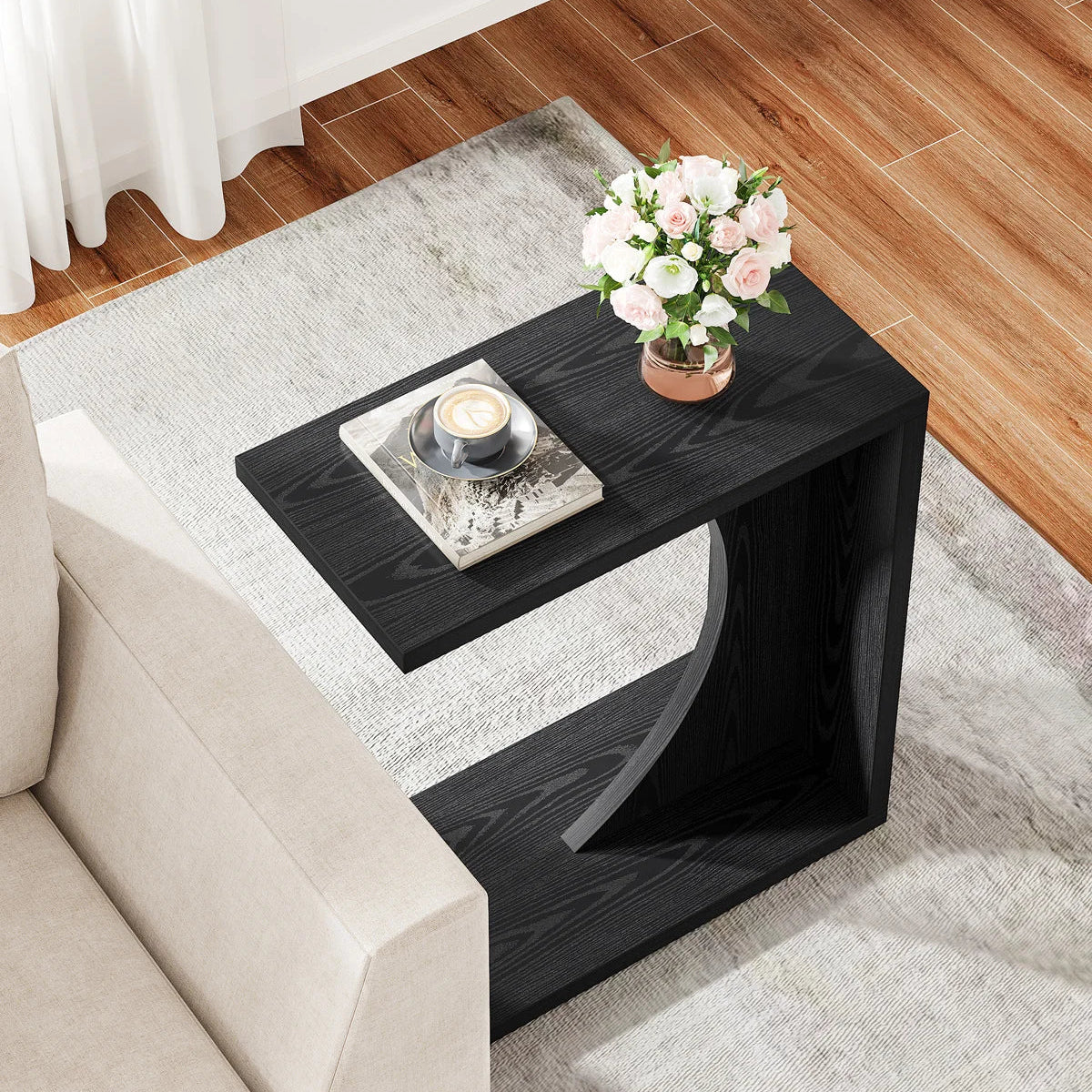 C-Shaped Side Table