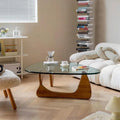 Modern Abstract Glass Coffee Table