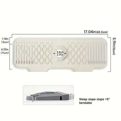Non-slip Silicone Kitchen Drain Mat