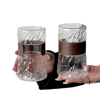 Coffee Glass With Cup Cover